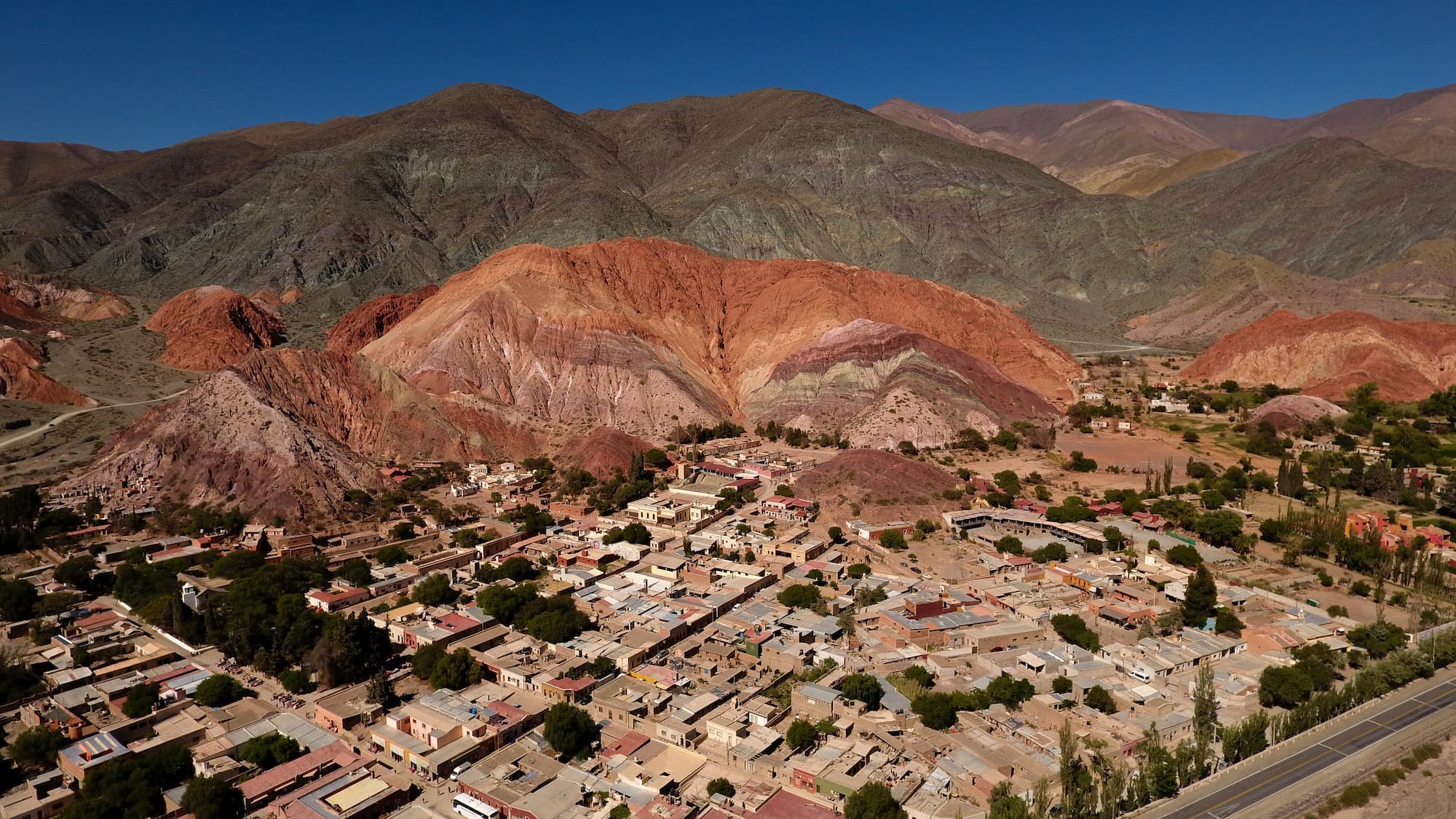 Cerro de lo Siete Colores en Purmamarca, Argentina