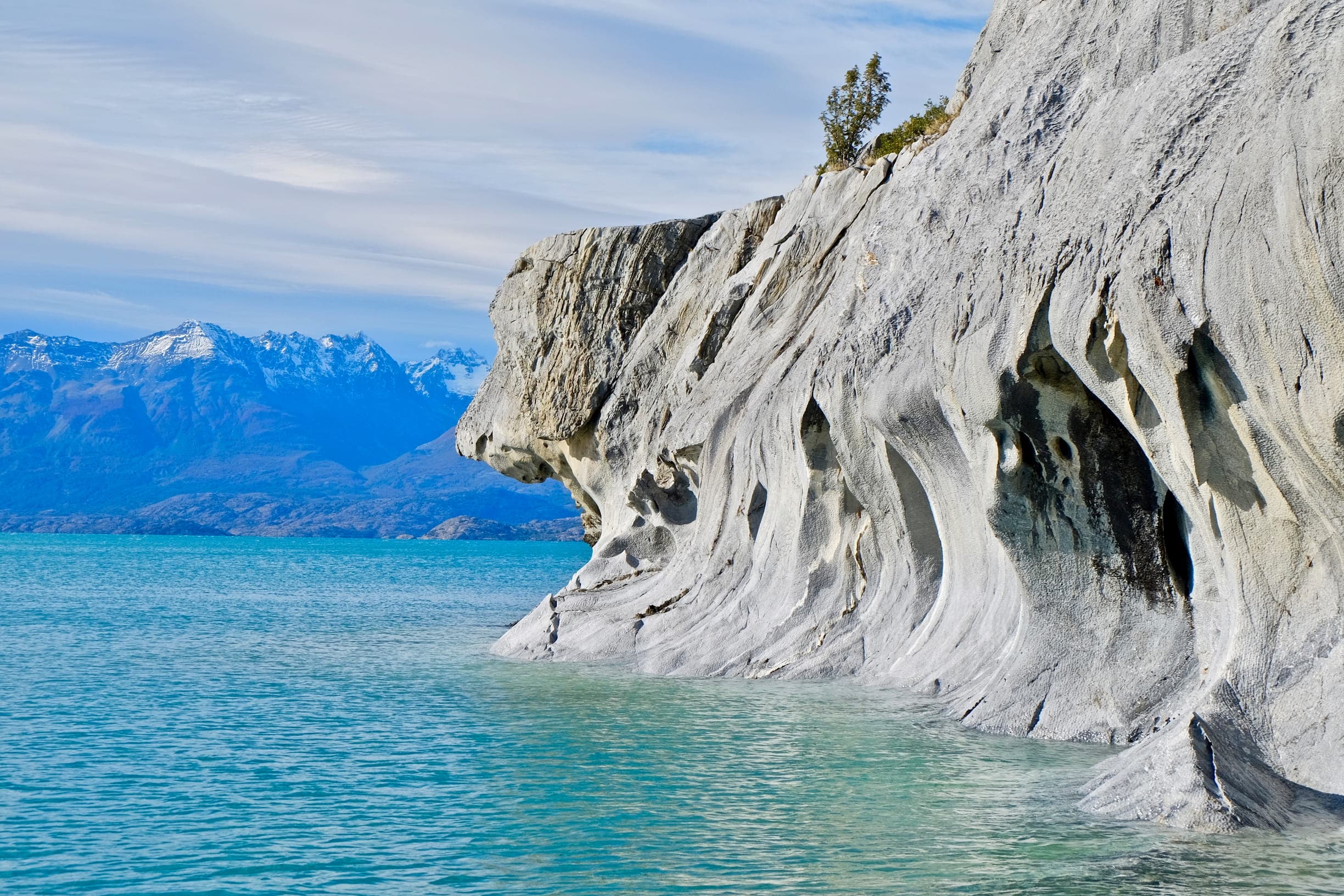 Catedrales de Marmol en el Lago General Carrera, Chile