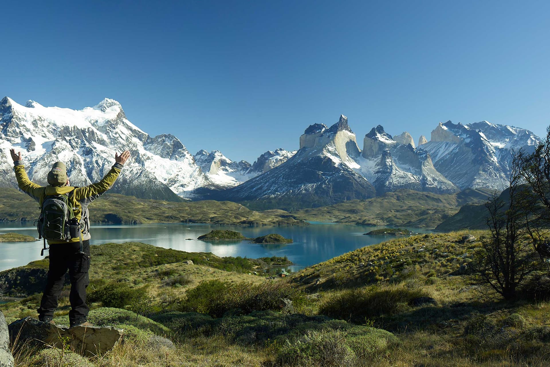 Cuernos del Paine y Lago Nordenskjöld, Parque Nacional Torres del Paine, Chile