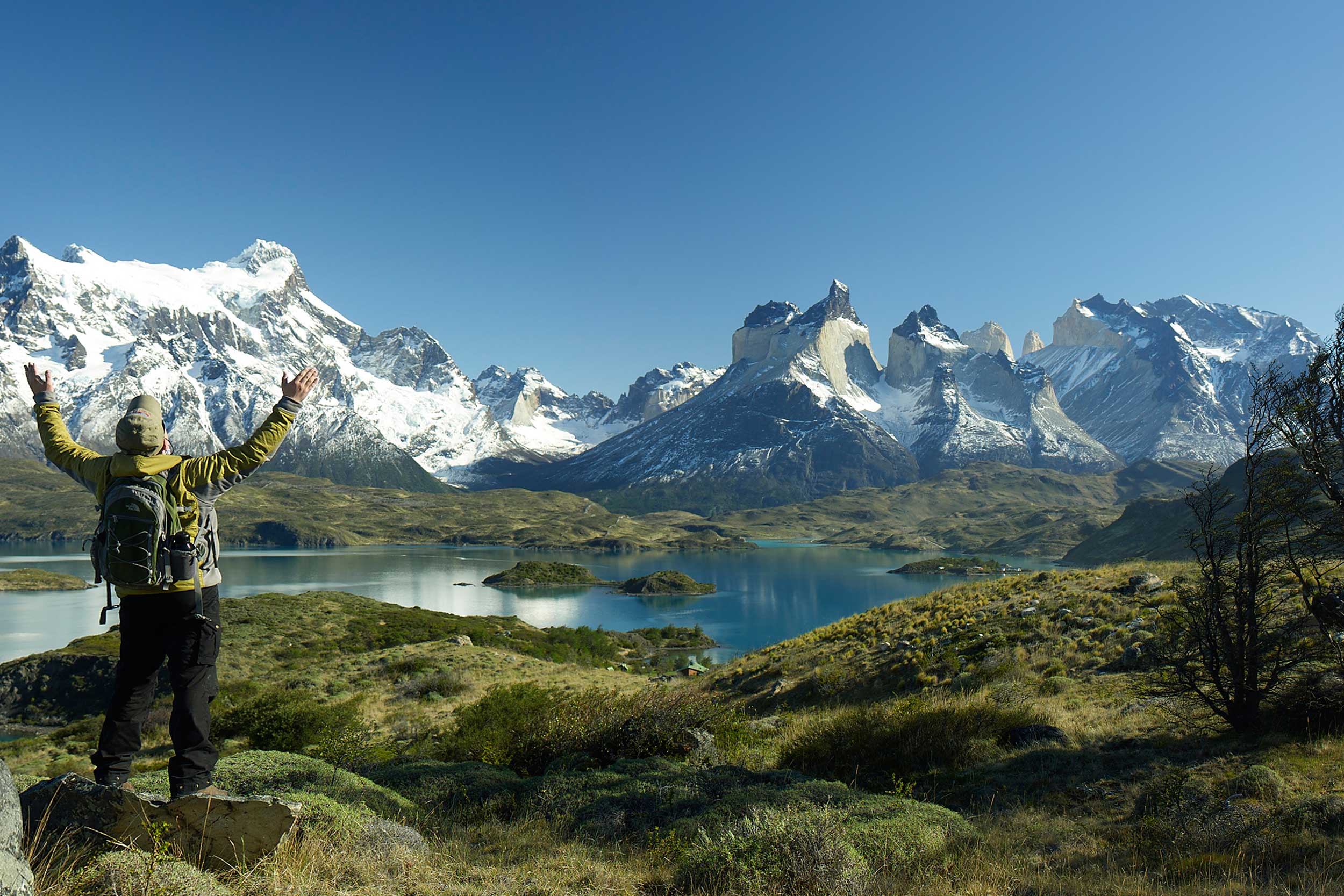 Cuernos del Paine y Lago Nordenskjöld, Parque Nacional Torres del Paine, Chile