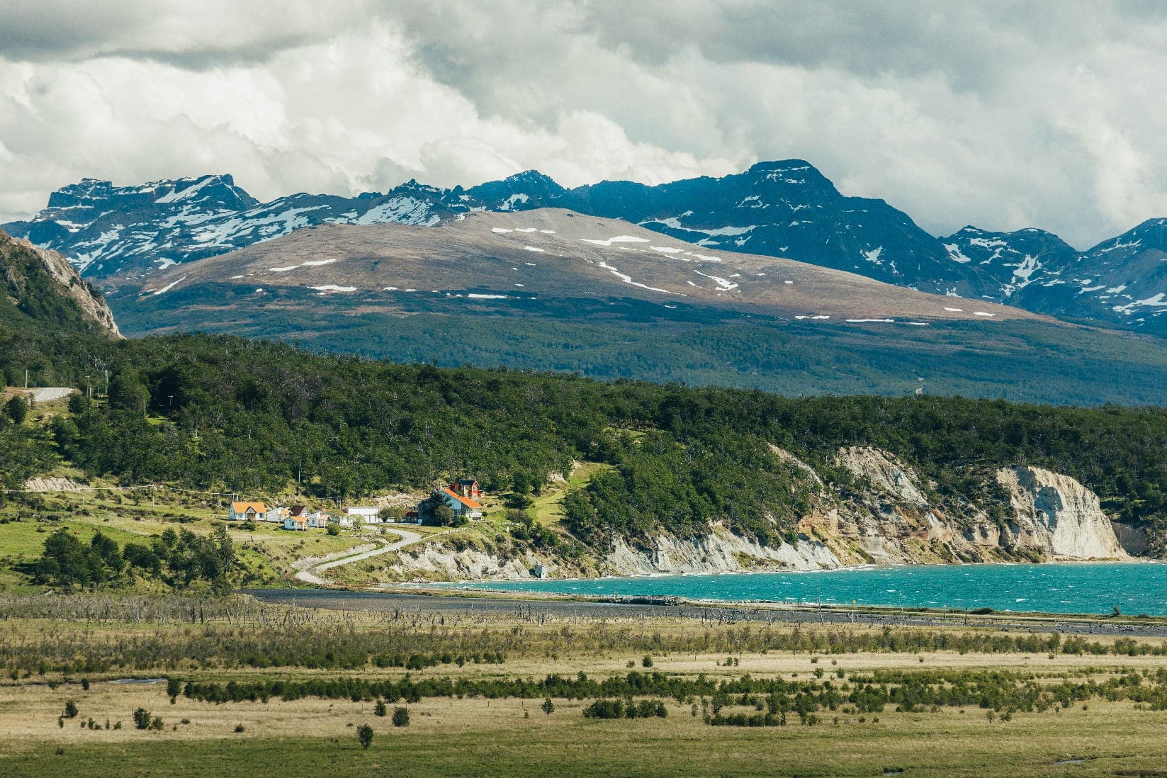 Tolhuin, Lago Fagnano, en Ushuaia, Tierra de Fuego, Argentina