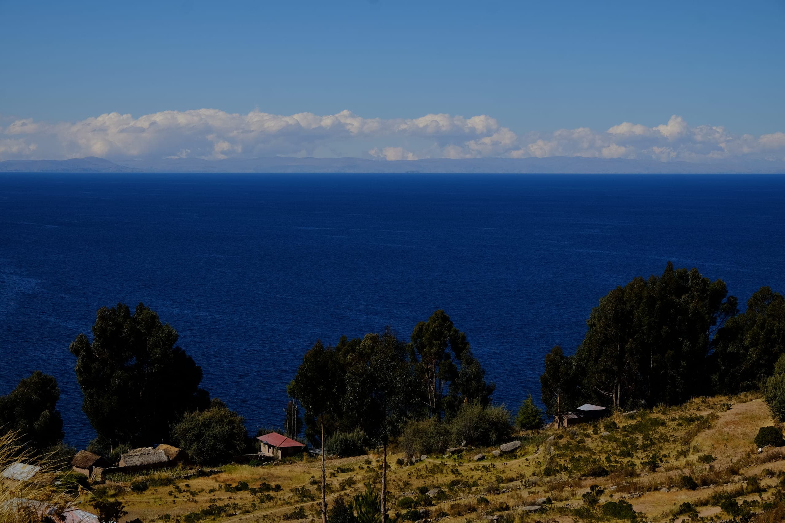 Isla Taquile en el Lago Titicaca, Puno, Perú